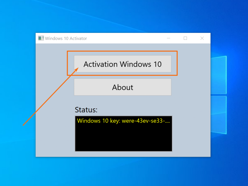 Activation Windows 10
