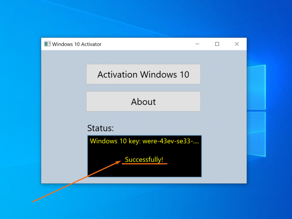 Successful activation